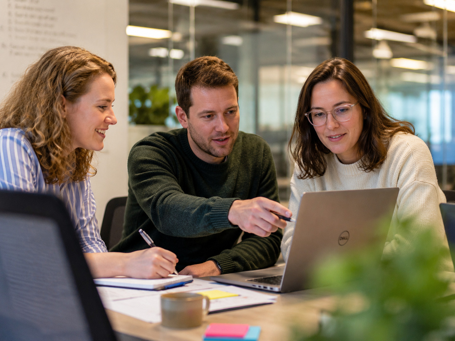 AI generated, Collaboration in a conference room - Hans van Manen