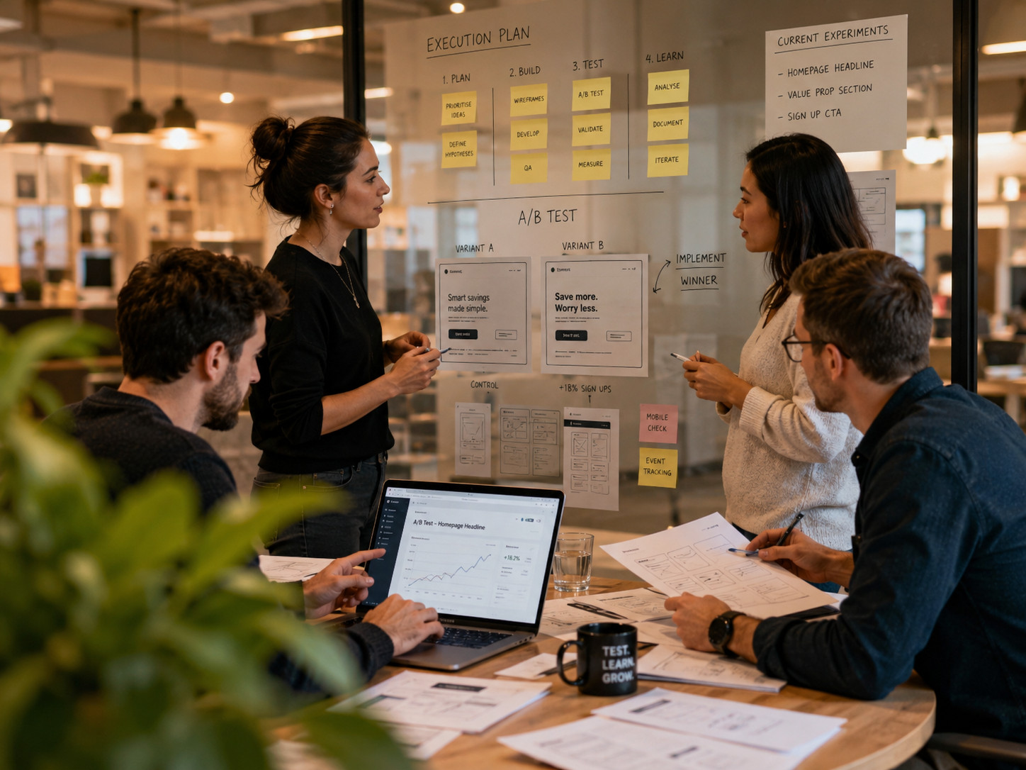 AI generated, Office, conference room, execution - Hans van Manen